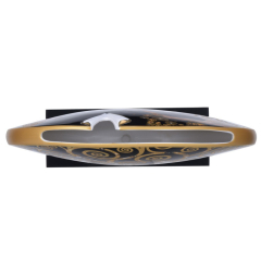 Ваза круглая "Поцелуй" 33,5 см (лимит. 999 изд.), черная