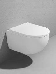 Унитаз подвесной Flaminia App 48х36 AP119, compact, с сиденьем, белый