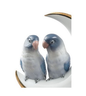 Статуэтка "Полетели на луну!" 16х15х8 см