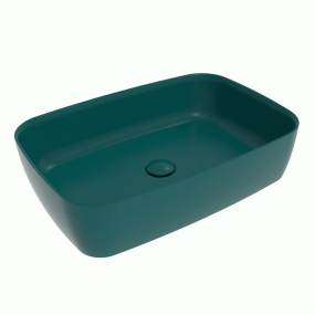 Раковина накладная Flaminia Play 62х42 PY62APET, Petrolio
