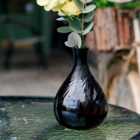 Ваза Color Drop 16 см, цвет аметист