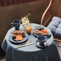 Блюдце для чашки кофейной Maria Dream Blue 14 см