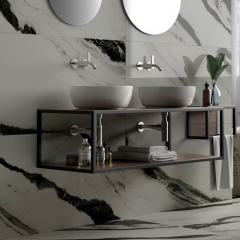 Керамогранит Imola The room 60х120 LP, Panda White, 6,5 мм