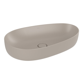 Раковина накладная Villeroy & Boch Antao 65х40, CeramicPlus, 4A7465AM, из TitanCeram, Almond