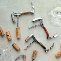 Штопор складной с ножом Wine Spirit 12 см, ручка - можжевельник