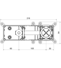 Внутренняя часть iB Rubinetti IB Box INC206XXXN_25 смесителя для раковины