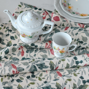 Скатерть-дорожка Avila 50х140 см, цвет аква