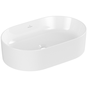 Раковина накладная Villeroy & Boch Collaro 56х36, CeramicPlus, 4A1956R1, из TitanCeram