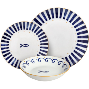 Набор посуды на 6 персон Madison Sardinia, 18 предметов