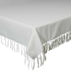 Скатерть прямоугольная Textile Chambray Ecru 150х350 см