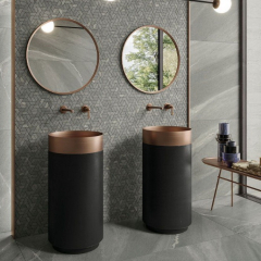 Керамогранит Italon Metropolis 80х160 Naturale, Graphite Dark, 9 мм