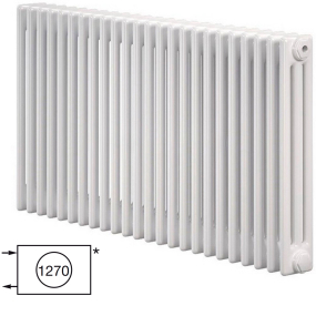 Радиатор Zehnder Сharleston 3057-24, 113х57, 1/2, 1270 (7610), белый