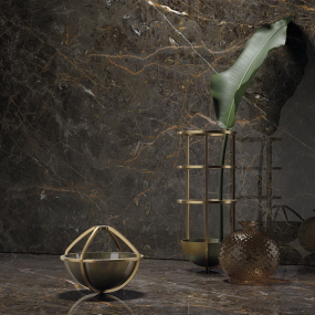 Керамогранит La Faenza Aesthetica 120х278 LP, Golden Black, 6,5 мм