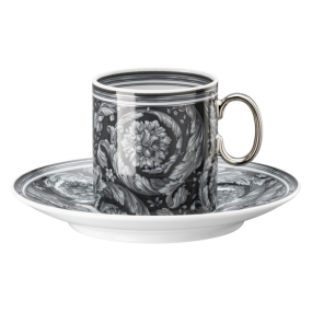 Чашка для эспрессо с блюдцем Versace Barocco Haze 100 мл