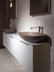 Раковина подвесная Flaminia Nuda 76х44 ND75LFAN, Fango