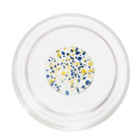 Стакан Teca Terrazzo 350 мл, синий/желтый