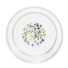 Стакан Teca Terrazzo 350 мл, синий/желтый