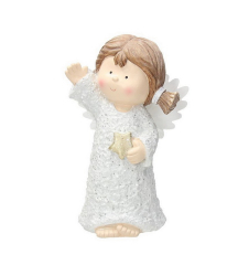 Фигурка с подсветкой "Ангел со звездой" 26 см