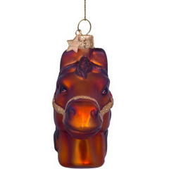 Елочная игрушка "Конь" 8,5 см