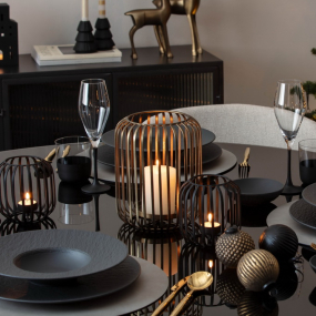 Подсвечник Villeroy & Boch Christmas Chic 22,5 см, золотой