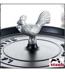 Ручка для кокотов "Петух"