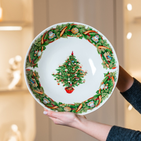 Блюдо глубокое "Ель" Italian tradition 32 см