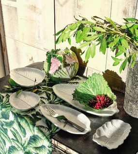 Блюдо-лист Relief Zelda 18х12 см