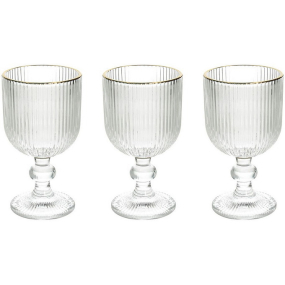 Набор бокалов Glass Trasp.filo Oro 260 мл, 3 шт