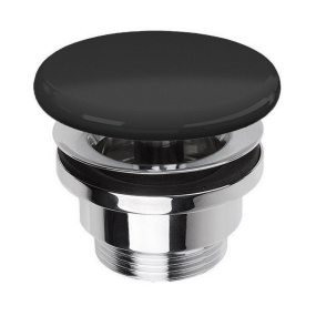 Донный клапан Flaminia Universal PLCENER, Stop&Go, черный