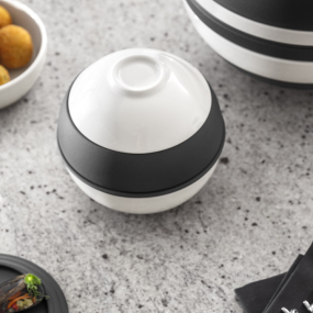 Набор блюд La petite Boule, 5 предметов, цвет черно-белый