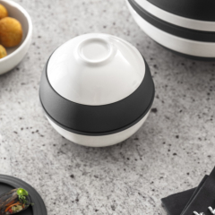 Набор блюд La petite Boule, 5 предметов, цвет черно-белый