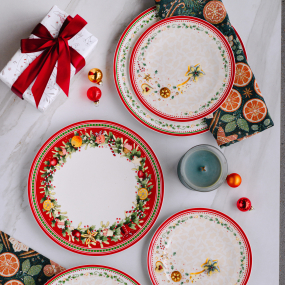 Тарелка салатная "Падающая звезда" Winter Bakery Delight 21,5 см