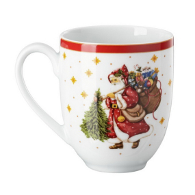 Кружка Happy Wintertime 360 мл, красная