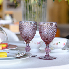 Набор бокалов для воды Bicos Pink 280 мл, 4 шт