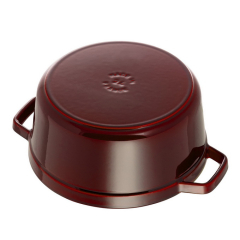 Кокот круглый La Cocotte 20 см / 2,2 л, гранатовый