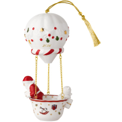 Елочная игрушка Villeroy & Boch Christmas Classics "Воздушный шар 2026" 15,5 см