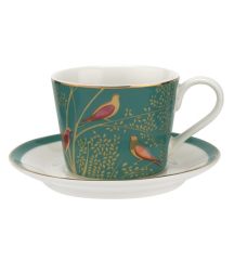 Чашка для эспрессо с блюдцем Chelsea 110 мл, зеленая