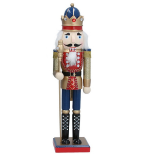 Фигурка "Щелкунчик с посохом" 39 см