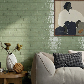 Плитка Керамогранит Rondine Via Del Sale 5,2х29, Green, 9,5 мм