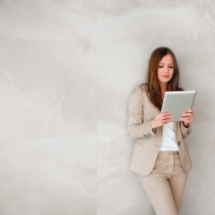 Керамогранит Imola The room 60х120 LP, Absolute White Onyx, 6,5 мм