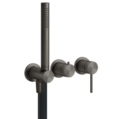 Внешняя часть Gessi 316 54039.707 смесителя для душа, брашированный черный