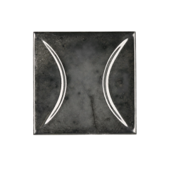 Плитка керамическая Equipe Hanoi 10х10, Arco Black Ash, 8 мм