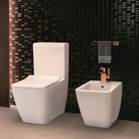 Унитаз напольный Villeroy & Boch Venticello 70х37, CeramicPlus, комплект