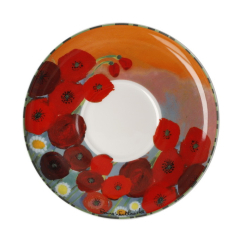 Чашка для завтрака с блюдцем "Лето в саду" 500 мл