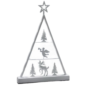 Фигурка "Рождественская ель", белая