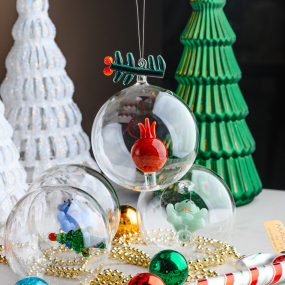 Елочный шар "Гранат" Botanica 8 см