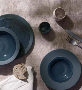 Тарелка глубокая Bahia Bleu De Roche 23 см