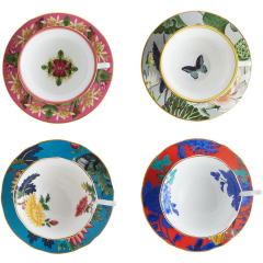 Набор чайных чашек с блюдцами Wonderlust 140 мл, 8 предметов