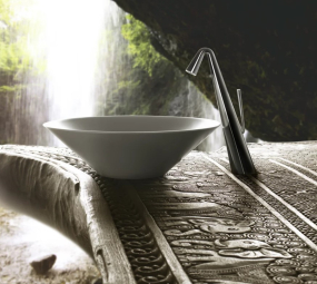 Раковина накладная Gessi Cono 45х45 45903.521 из Cristalplant, белая матовая