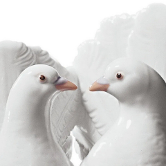 Статуэтка "Два голубя" 12х19х15 см